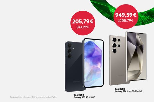 Ypatingos nuolaidos Samsung telefonams!