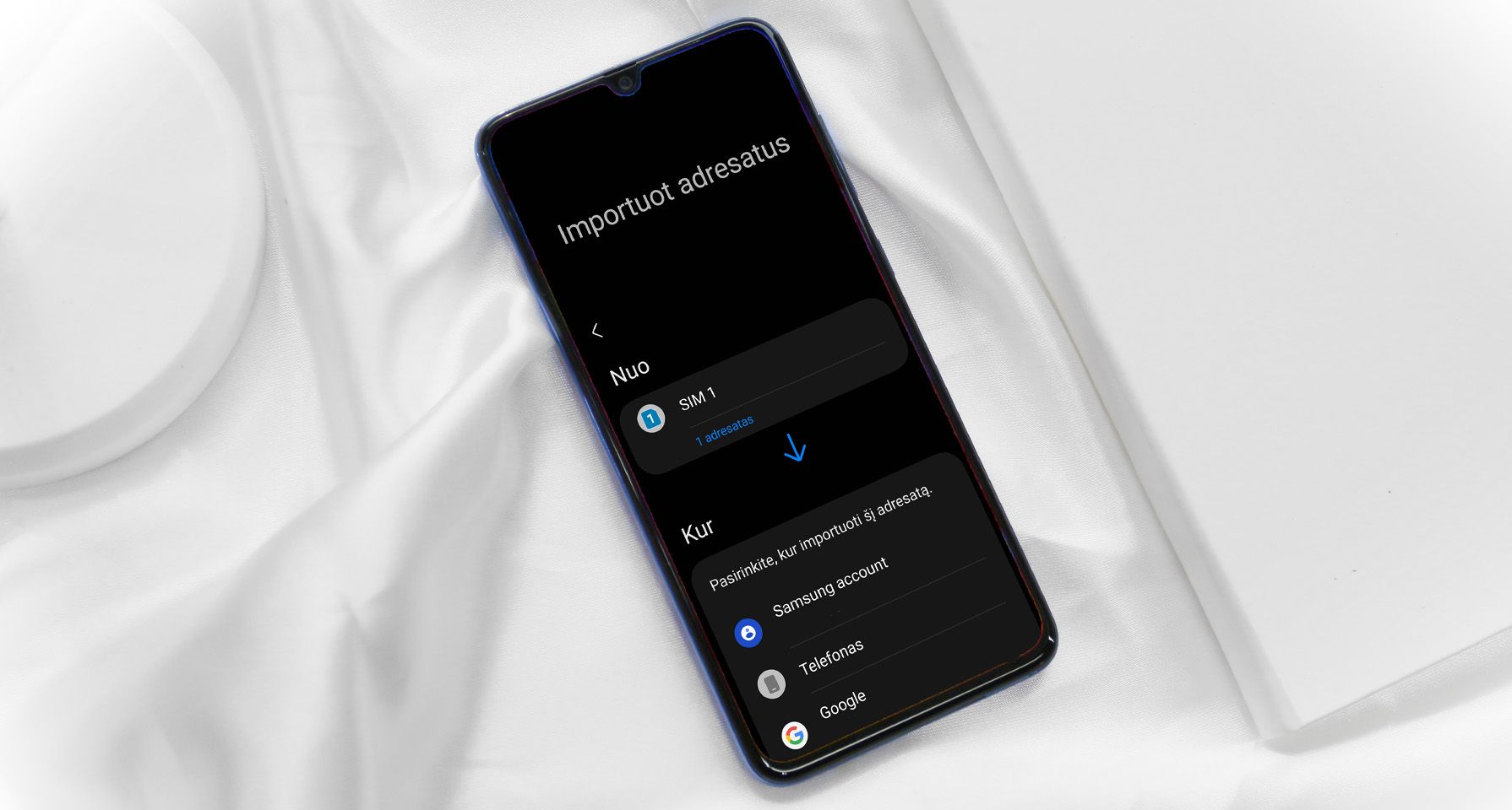 Kaip iš SIM kortelės perkelti kontaktus į „Samsung“ telefoną? | BITĖ