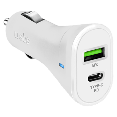 Car Charger USB 2.1A Type-C 20W By SBS | BITĖ